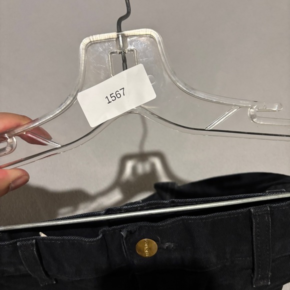 Carhartt Double Knees Pants Mens 32x32 Black Carpenter Loose Fit USA B01 BLK - Picture 8 of 8